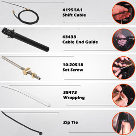 Bonbo cable end connection detail showing secure attachment and improved gear control