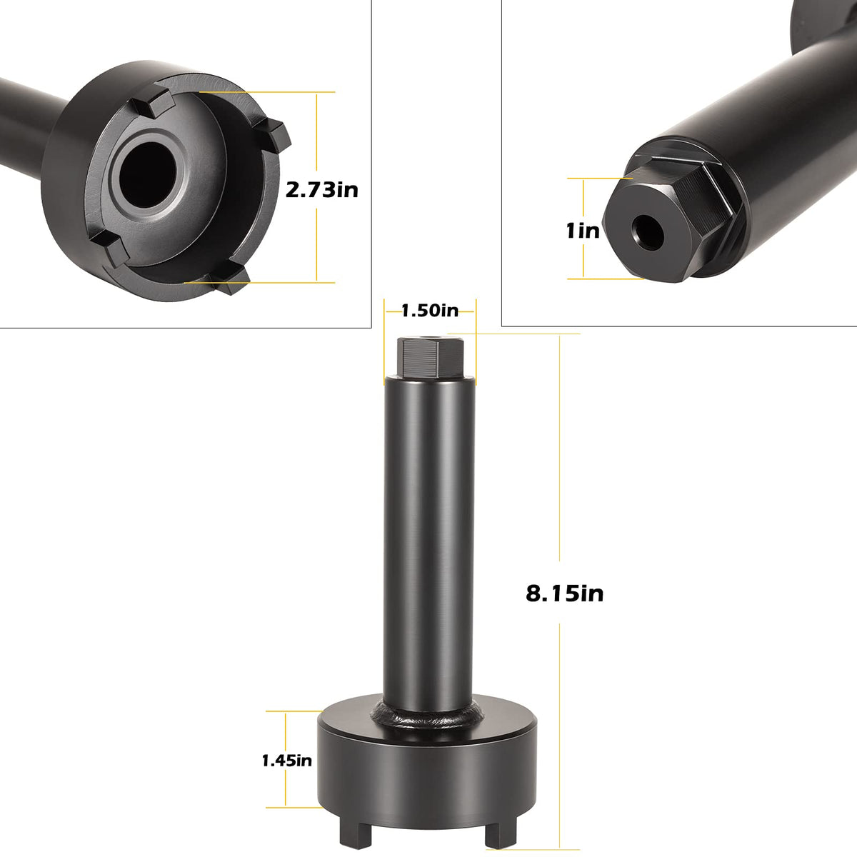 Bonbo close-up of engagement teeth for secure nut grip and reduced slip