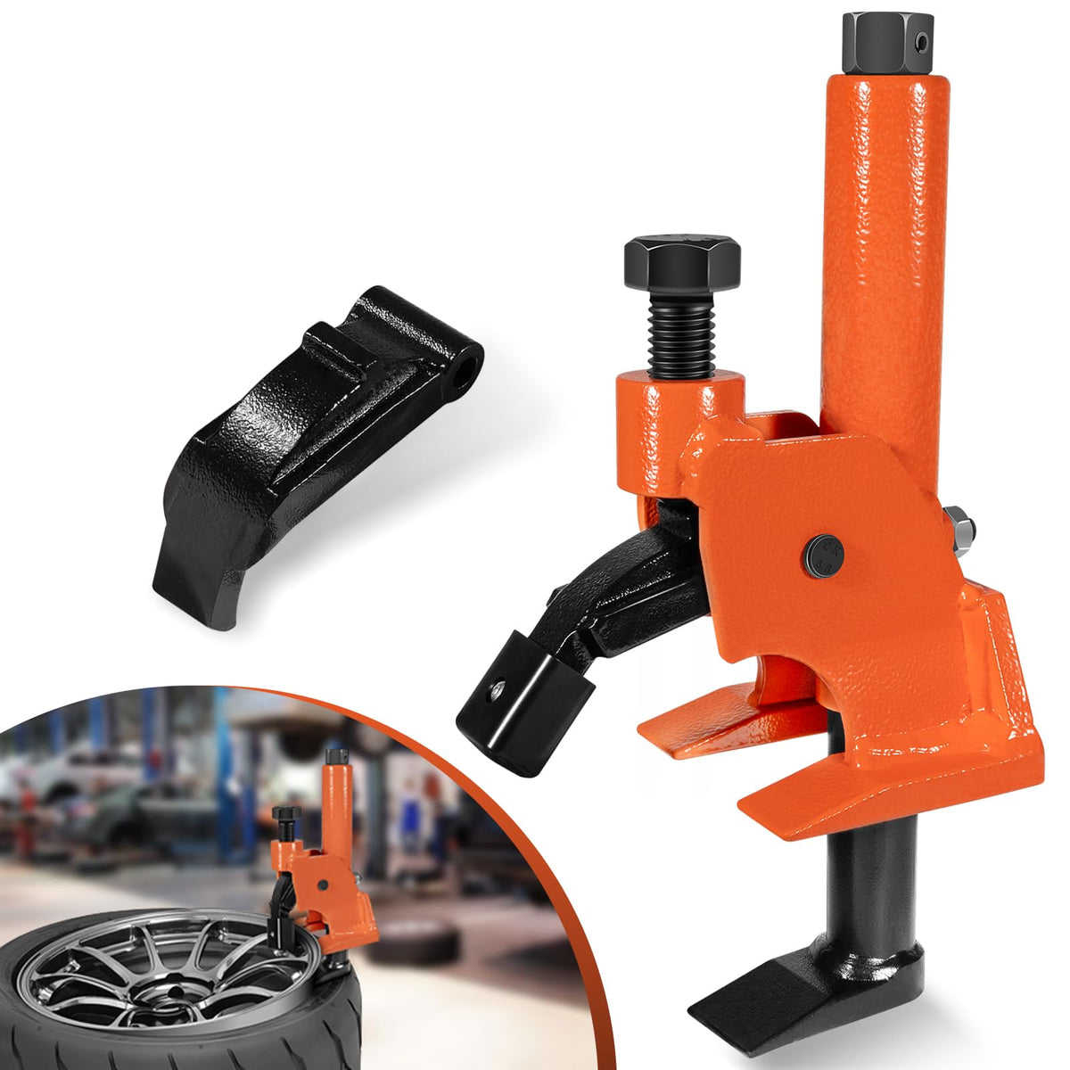 Bonbo front view showing full bead breaker and compact design benefit