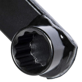 Bonbo long handle profile demonstrating 25-inch leverage for easier tensioner compression