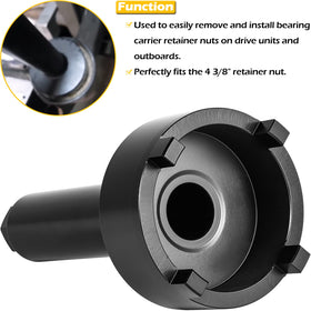 Bonbo wrench in use on a Mercruiser outdrive demonstrating easy removal