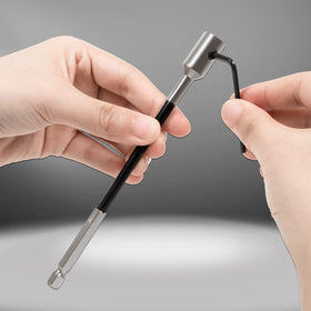 Bonbo kit scale with ruler demonstrating sizes and fit for injector ports