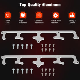 Bonbo bracket materials showing steel and aluminum for heat resistance