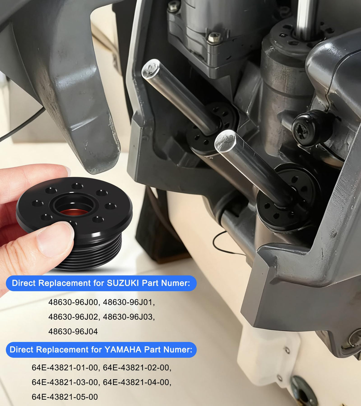 Bonbo package contents two caps and seals ready for quick replacement