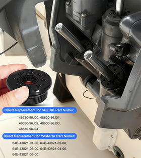 Bonbo package contents two caps and seals ready for quick replacement