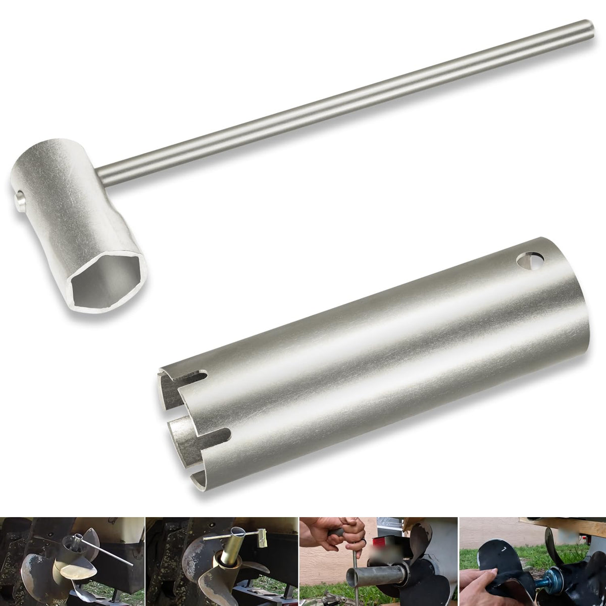Bonbo rear wrench detail showing engagement profile for rear prop benefit