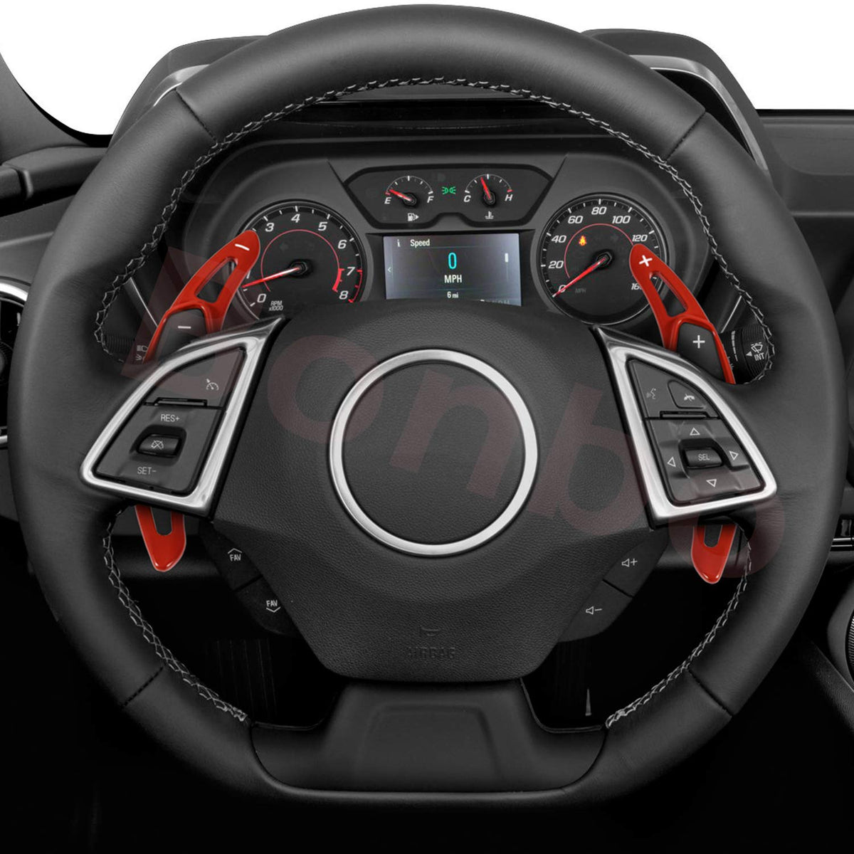 Bonbo extension fitted in Corvette C7 cockpit enhancing interior contrast