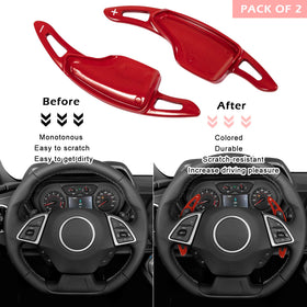 Bonbo installed on Camaro steering showing improved reach and visibility