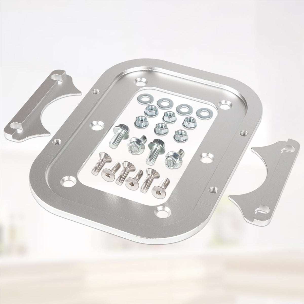 Bonbo tray beside ruler showing exact 11.2 by 7.9 inch scale