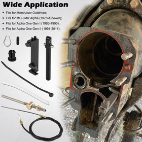 Bonbo close-up of shift cable texture and end fitting highlighting corrosion resistance