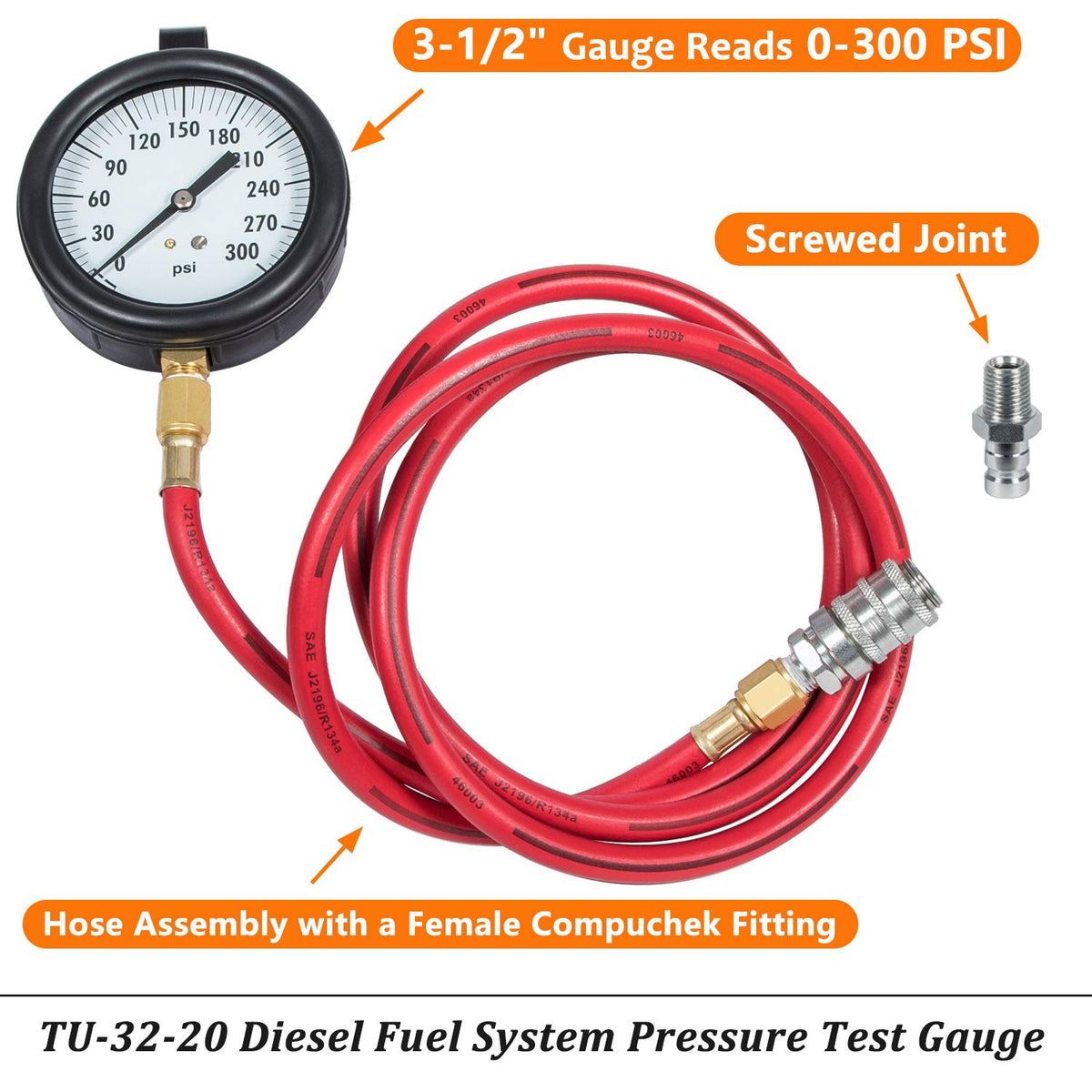 Bonbo long six-foot hose displayed to reach engine test points