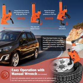 Bonbo size comparison next to wrench showing portable scale and transport benefit