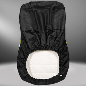 Bonbo on seat for size comparison showing correct 18-inch fit benefit
