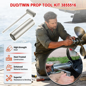 Bonbo tool in use removing a Duoprop illustrating safe efficient service benefit
