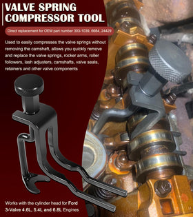Bonbo tools installed on Ford engine illustrating correct in-vehicle usage