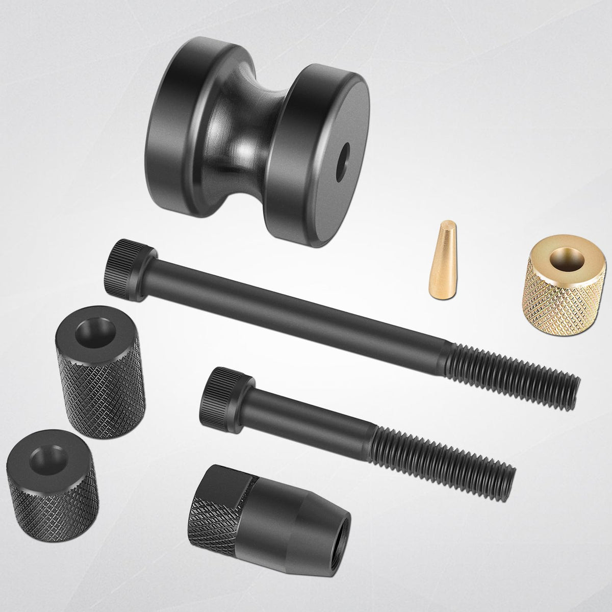 Bonbo tools mounted on engine demonstrating safe injector removal benefit