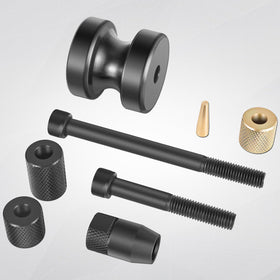 Bonbo tools mounted on engine demonstrating safe injector removal benefit
