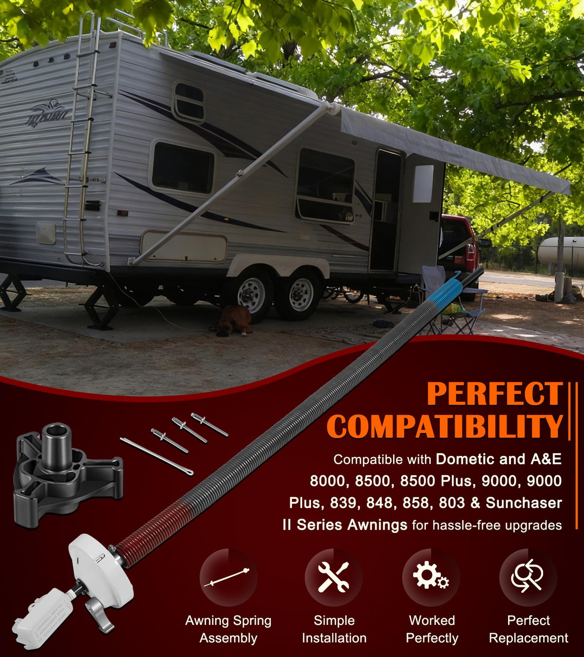 Bonbo top casting and travel latch detail showing secure travel lock benefit
