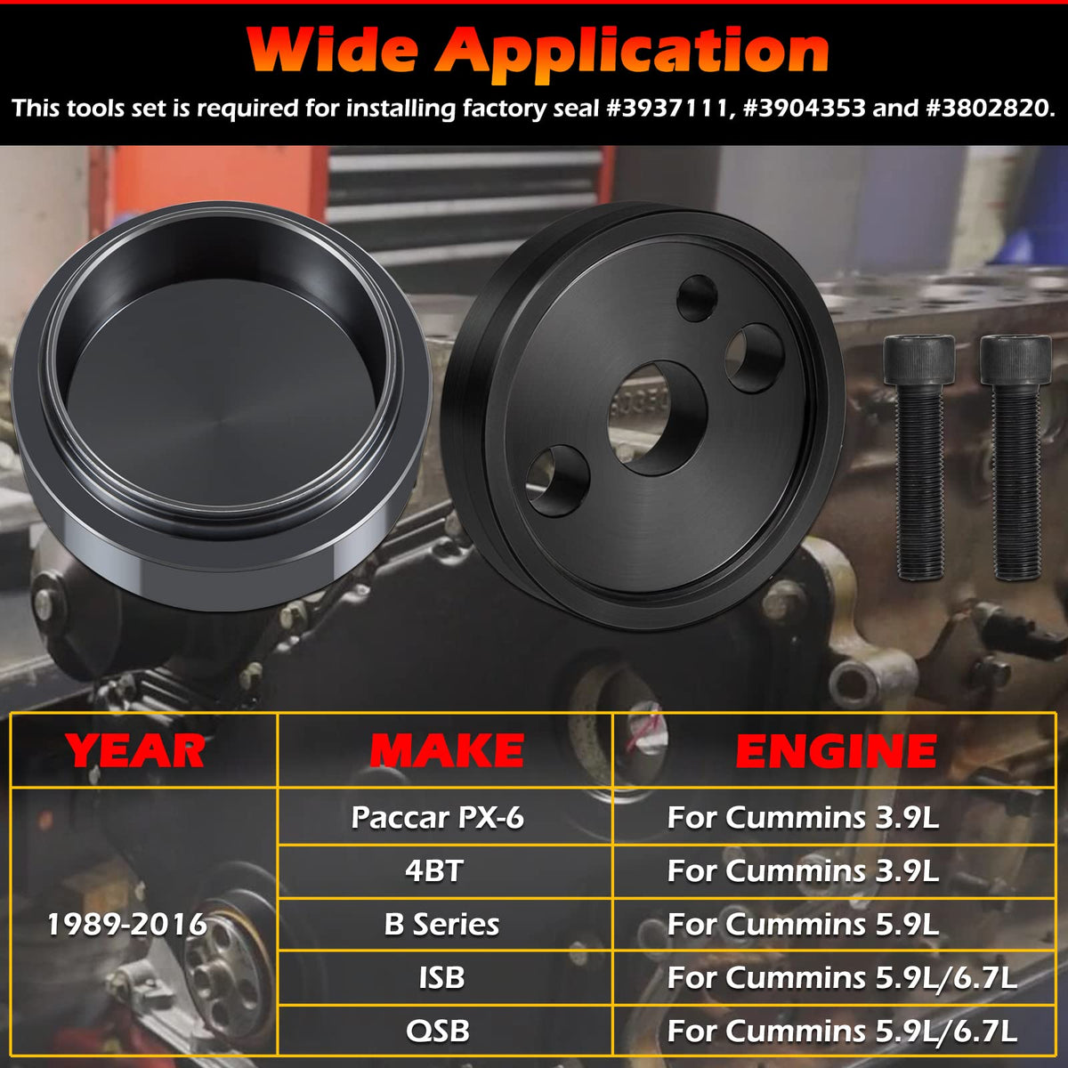 Bonbo wear sleeve seated on crankshaft showing even installation for reliable sealing