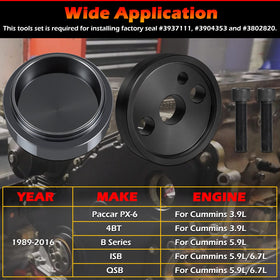 Bonbo wear sleeve seated on crankshaft showing even installation for reliable sealing