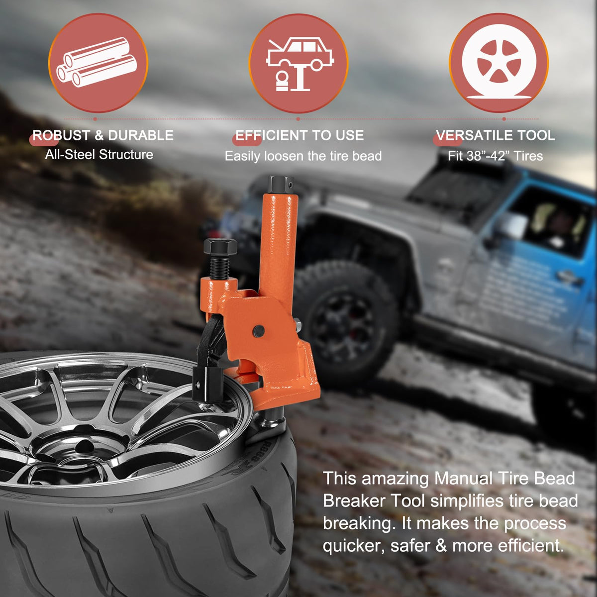 Bonbo clamp contacting wheel hub highlighting rim protection and grip benefit