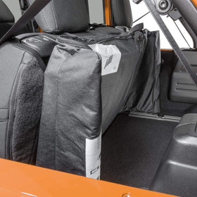 Bonbo storage bag with soft windows inside showing protective separation benefit