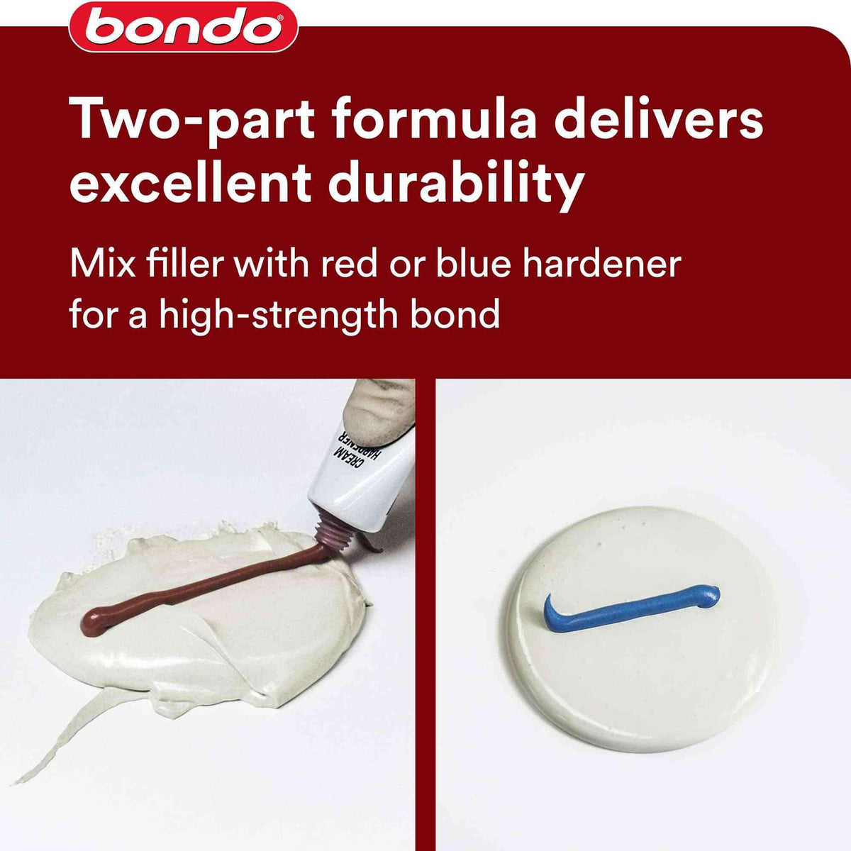 bondo before and after spot repair demonstrating visible improvement