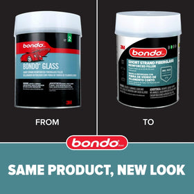 bondo filler texture close-up highlighting fiberglass strands for strength