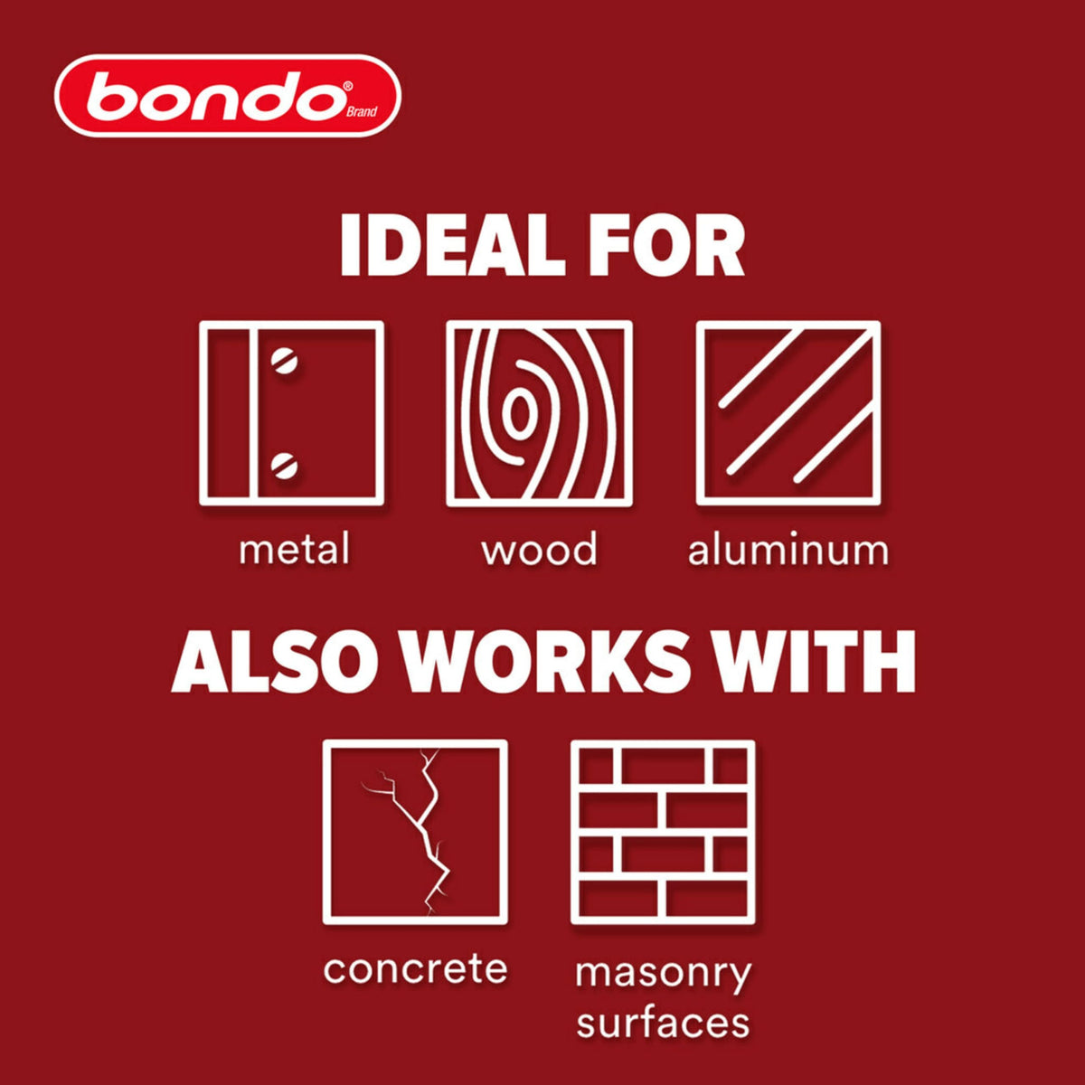 bondo label close-up showing instructions and safe handling for correct results