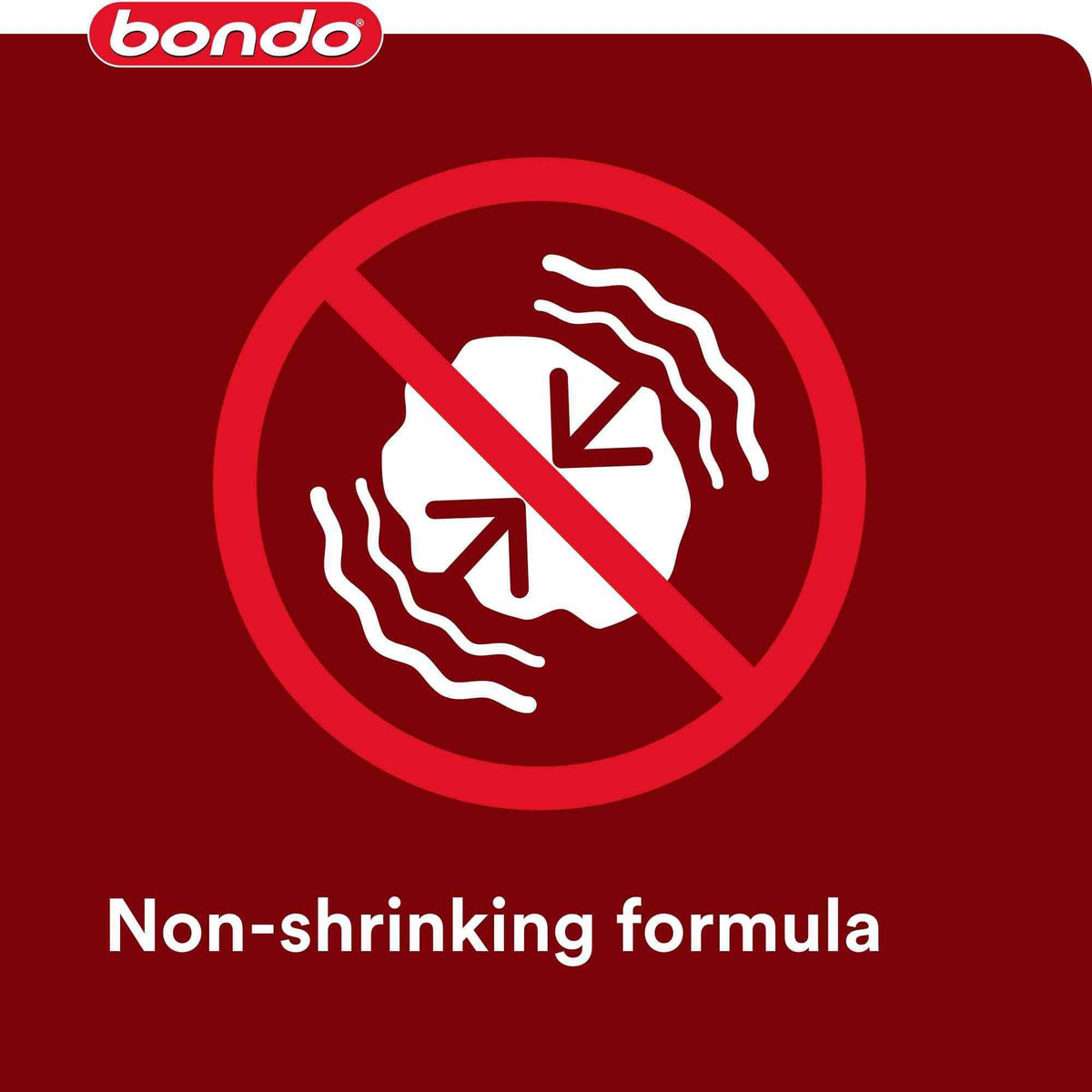 bondo scale comparison with hand showing 16 oz tube convenience