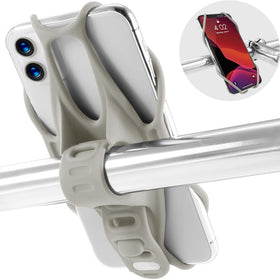 Bone Bike Tie 3 front view showing full mount and stretched fit benefits