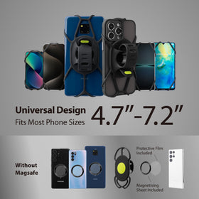 Bone Bike Tie 4 silicone strap texture close-up protecting phone and dampening shock
