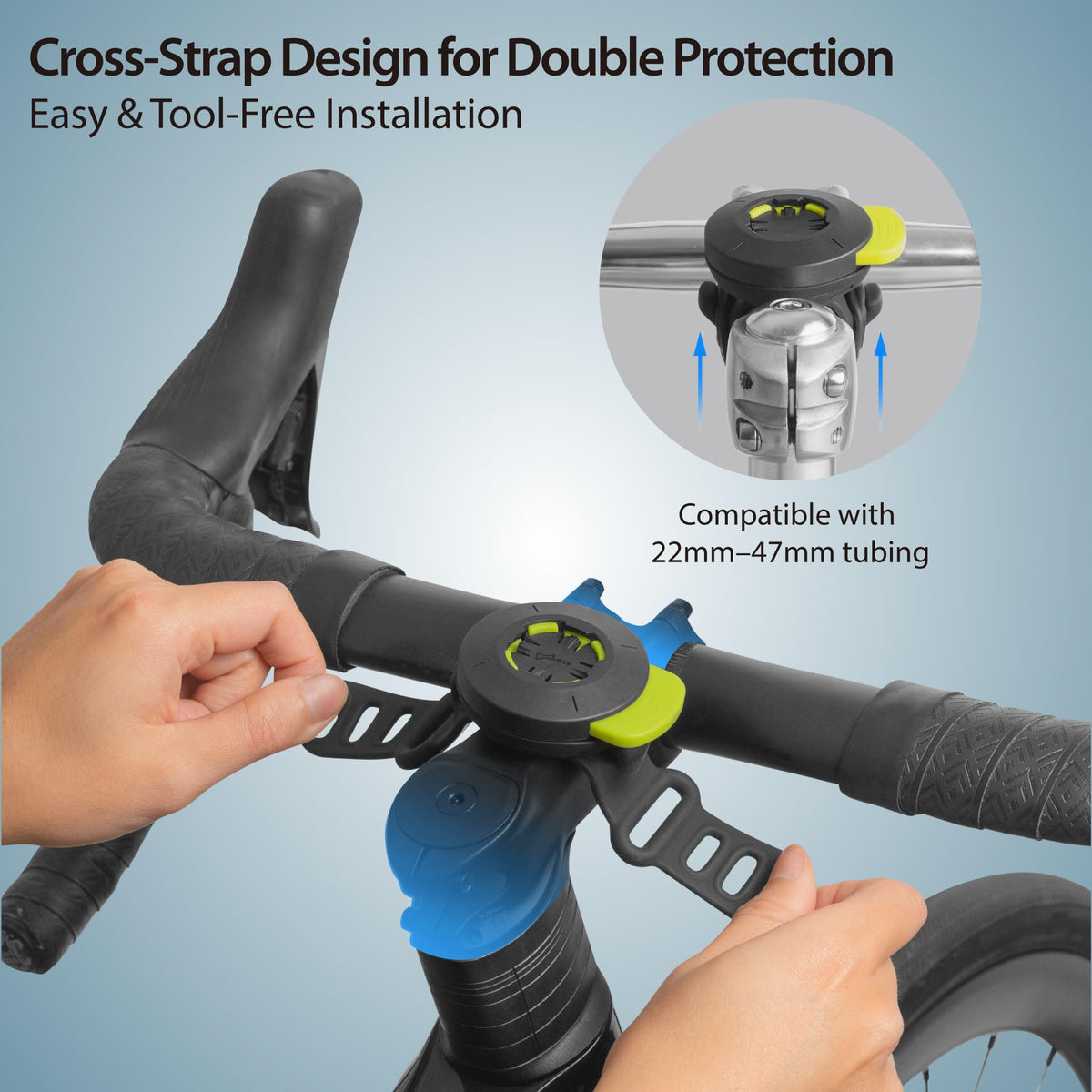 Bone silicone damper detail absorbing vibrations to protect phone and improve visibility