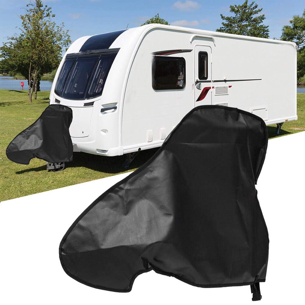BONFQERT front view showing protective cover and secure fit on hitch