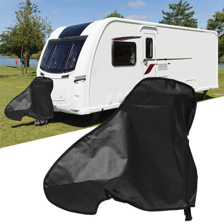 BONFQERT front view showing protective cover and secure fit on hitch