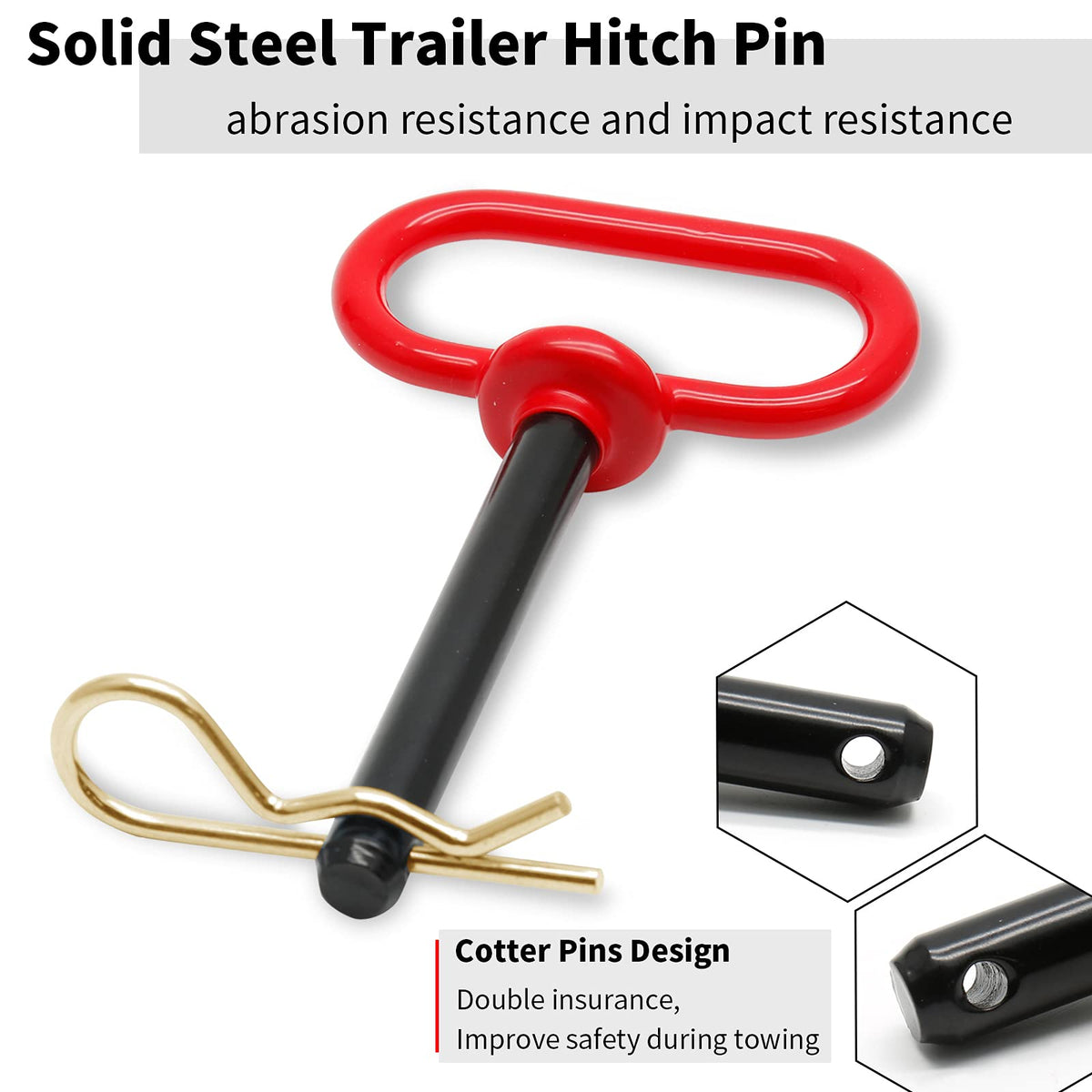 Bonsicoky clip engaged on pin illustrating secure locking and vibration resistance
