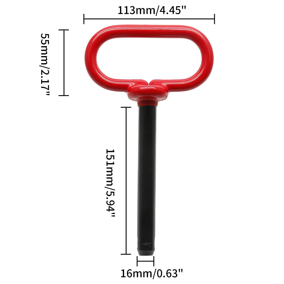 Bonsicoky close-up of welded joint and red handle demonstrating durable construction