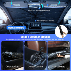 BONULI installed in GMC Sierra showing precise windshield coverage and fit