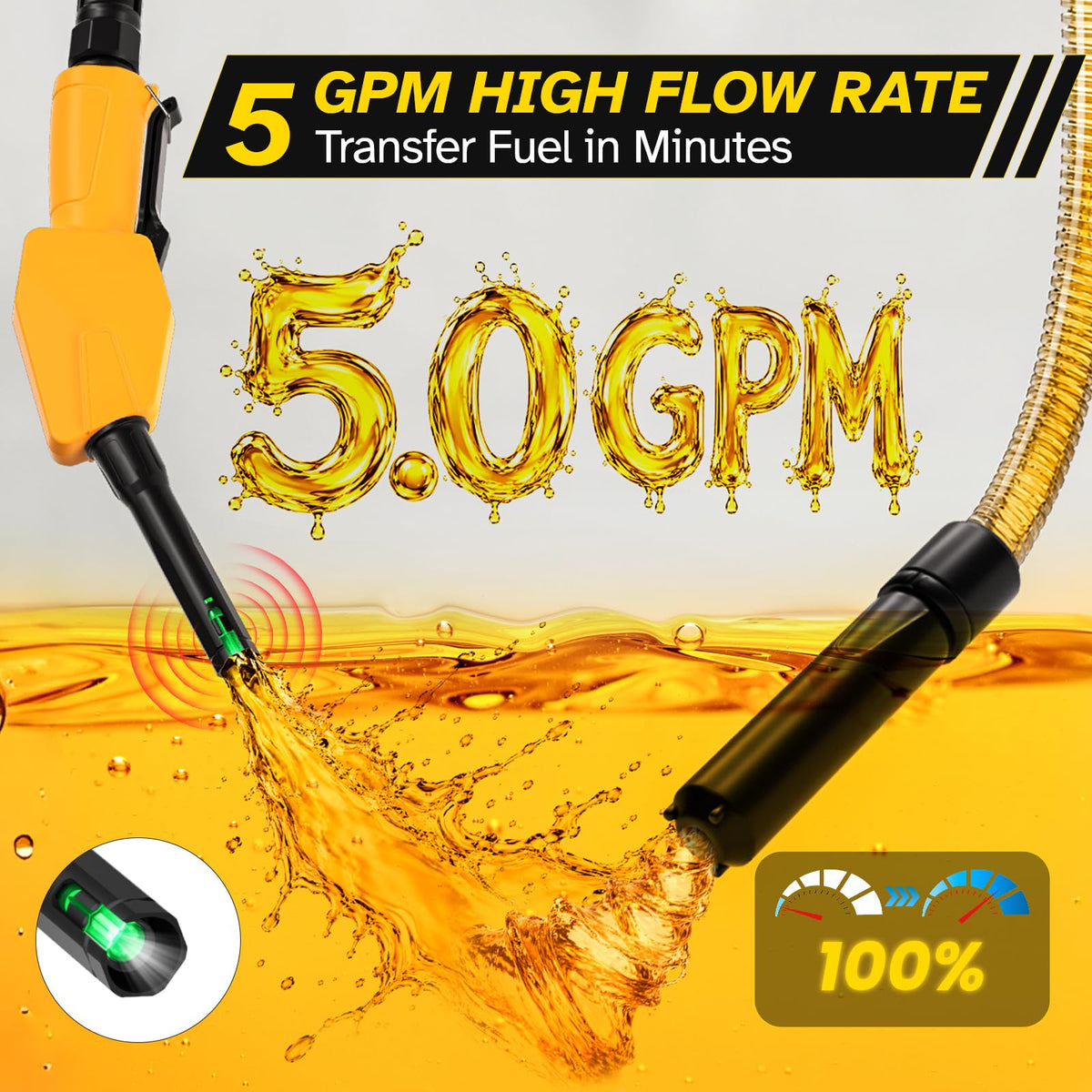 Bonviee connected to a car 12V port for on-road fueling convenience