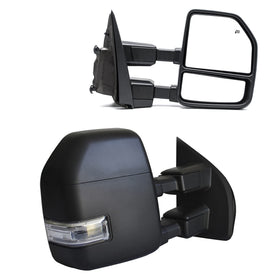 BOOLEE front view showing full tow mirror and benefits of improved visibility