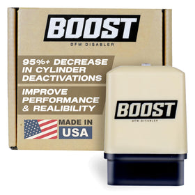 Boost AFM DFM Disabler front view showing compact module and durable housing benefit longevity