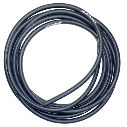 Boost Monkey hose front view showing coiled 10ft length and part number, durable replacement