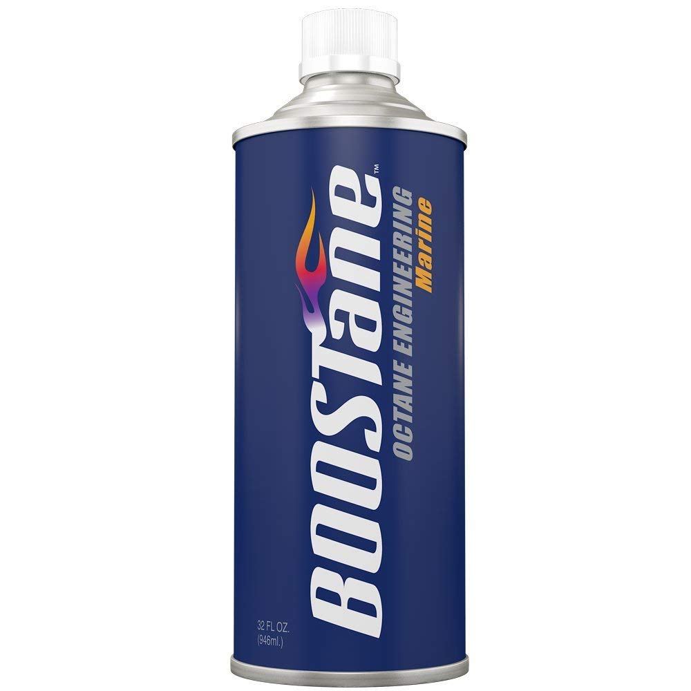 BOOSTane Marine front packaging showing bottle and branding, protects engines