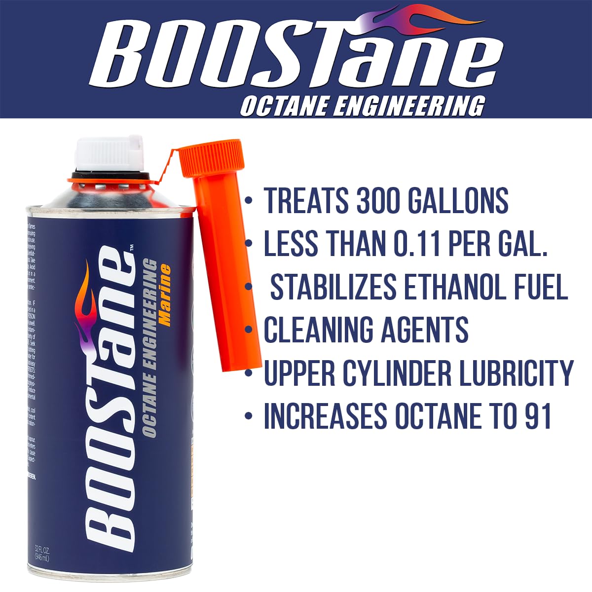 BOOSTane Marine bottle texture and cap detail, highlights leak-proof dispensing
