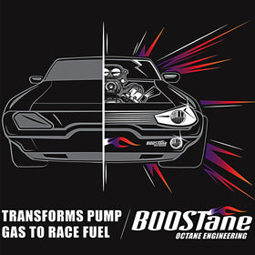 BOOSTane pouring into fuel jug demonstrating easy mixing and accurate dosing benefit
