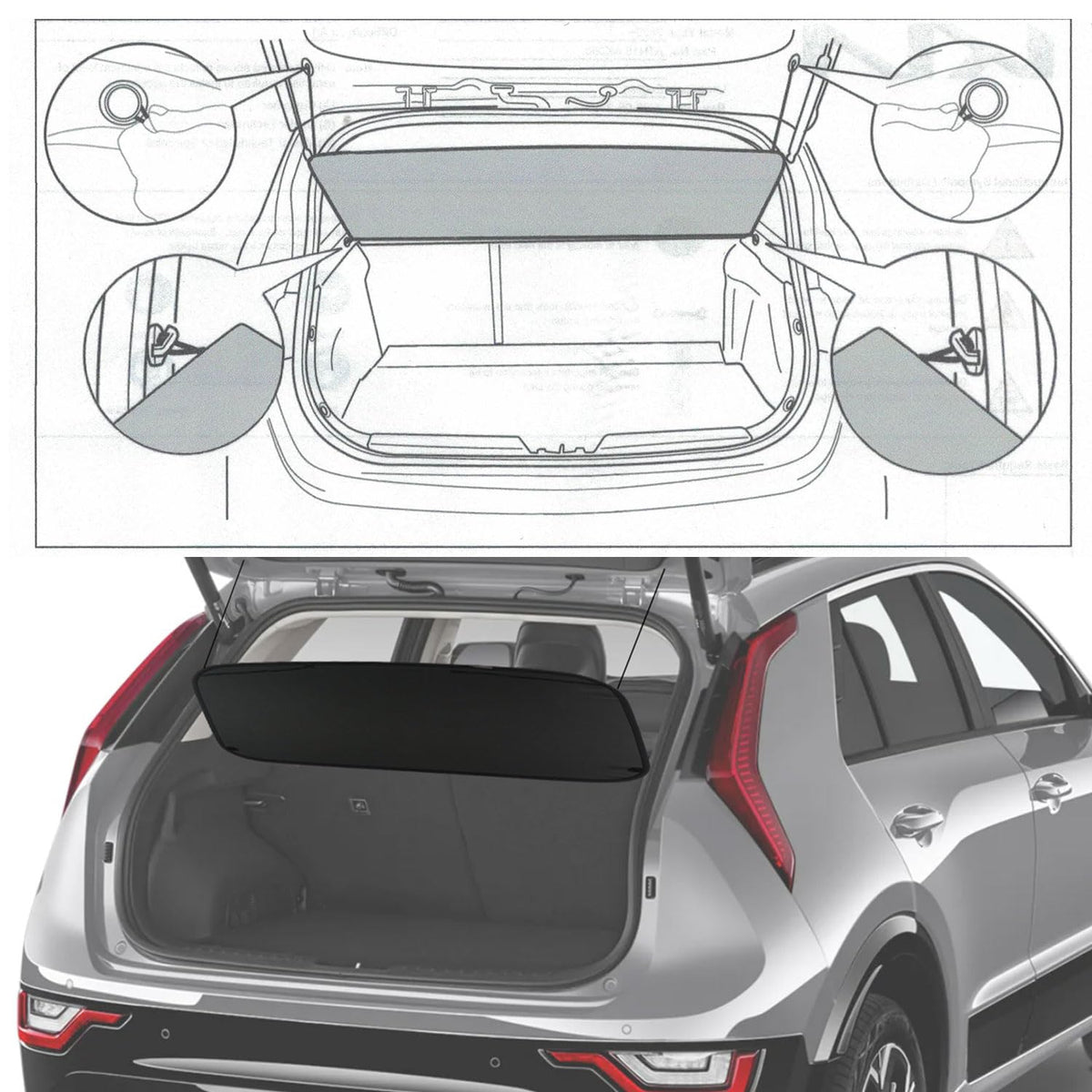 BOPARAUTO retracted position showing compact storage and quick deployment convenience
