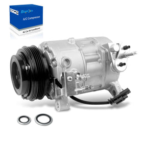 Bopowo compressor front view showing durable construction and direct-fit benefit