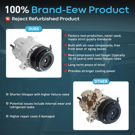 Bopowo compressor installed in engine bay demonstrating direct-fit convenience