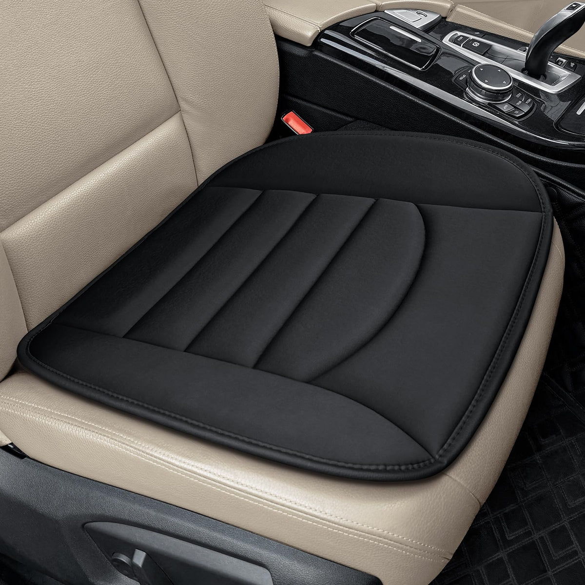 BOPUOVRE front view of cushion showing sleek black design and versatile fit