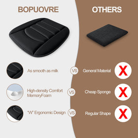BOPUOVRE placed on an office chair improving daily work seating comfort